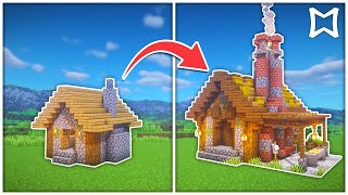 Minecraft Tutorial ► Armorer Village House Transformation  How To Build In Minecraft [upl. by Cenac]