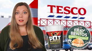 Americans Try Food from a British Supermarket [upl. by Relyuhcs]