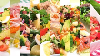 10 recetas de ENSALADAS fáciles y RAPIDAS de hacer [upl. by Patience]