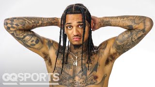 Utah Jazzs Jordan Clarkson Breaks Down His Tattoos  GQ Sports [upl. by Suirrad]