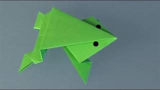 Como fazer um Sapo de papel origami [upl. by Ssyla]