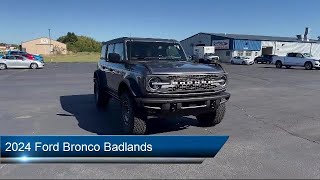 2024 Ford Bronco Badlands Sport Utility Portage Baraboo Pardeeville Endeavor Madison [upl. by Ilrak]