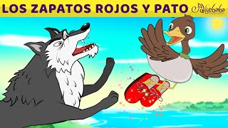 Los Zapatos Rojos y El Pato  Cuentos infantiles para dormir en Español [upl. by Stock]