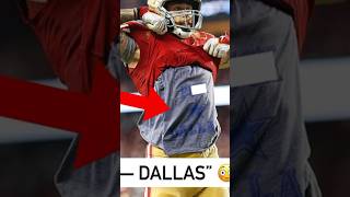 George Kittle Really Wore An F Dallas Shirt Under His Jersey Cowboys Disrespect🤯 NFL Shorts [upl. by Yonatan466]