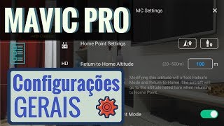 Mavic Pro  Configurações Gerais [upl. by Omoj]