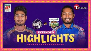 Extended Highlights  Durdanto Dhaka vs Khulna Tigers  BPL 2024  Match 14  T Sports [upl. by Ronnie]