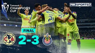 Chivas SOÑÓ pero América puso orden y espera rival en cuartos  Concacaf Champions Cup [upl. by Yirinec963]