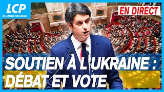 Soutien à lUkraine  débat et vote à lAssemblée nationale  12032024 [upl. by Lybis]