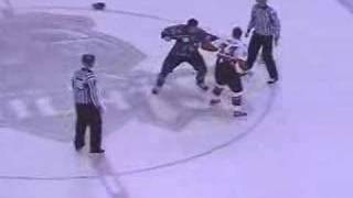 Brandon Prust vs DJ King 112506 [upl. by Wynn]