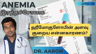 ANEMIA  அனீமியா Explained in tamil  ஹீமோகுளோபின் குறைய காரணம் என்னரத்தச்சோகை [upl. by Verity]