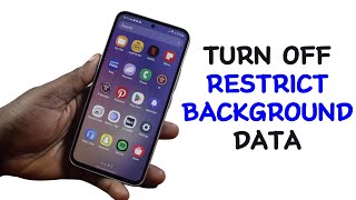 How to Turn Off Restrict Background Data in Samsung [upl. by Yelehsa]