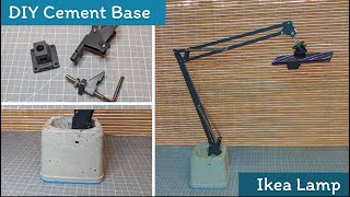 How to make a base for Ikea TERTIAL Lamp overhead mod [upl. by Namielus]