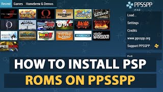 How to Install PSP Roms on ppsspp 2024 New Method [upl. by Asirehc]