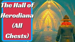 The Hall of Herodiana All Chests Quest Guide in Hogwarts Legacy [upl. by Oiramal]