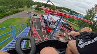 Spinner POV  Skara Sommarland Maurer Spinning Coaster [upl. by Akiem]