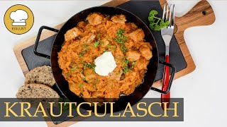 Deftiges KRAUTGULASCH  ungarische Küche [upl. by Keely]