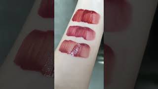 Swatch  Review  Romand Juicy Lasting Tint 13192324 lipstick romand shorts [upl. by Kenji519]