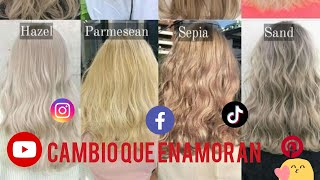 sensacional RUBIOS DORADOS RUBIoS CENIZAS Hair color fresh 🐣 😍🤯😍 [upl. by Christensen]