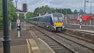 station shot antrim station level crossing co antrim 6824 [upl. by Ajim]