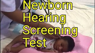 Newborn Hearing Screening Test  Ninewells Hospital  Sri Lanka [upl. by Tlevesor]