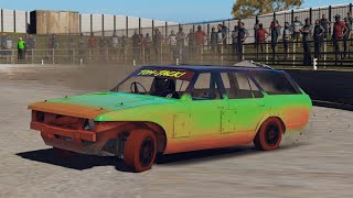 Northern Bangers Barford Unlimited Final 010823  Wreckfest Online Banger Racing [upl. by Fugate]