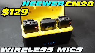 NEEWER CM28 WIRELESS LAVALIER MICROPHONE  MICS REVIEW  BUDGET DUAL MIC SYSTEM [upl. by Yduj728]