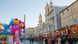 Roma Natale 2022 non solo Piazza Navona i mercatini di Natale più scintillanti della Capitale [upl. by Marvella889]