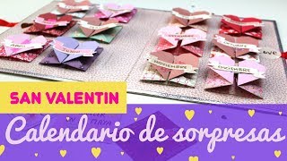 💛💜 Calendario de SORPRESAS de SAN VALENTIN 💚🧡 IDEAS PARA NOVIS Y PAREJAS 💙 14 de FEBRERO ❤️️ [upl. by Ysset]