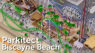 Parkitect Campaign Part 14  Biscayne Beach  Seaside Amusement Park [upl. by Goody389]