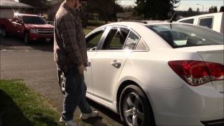 AVS In Channel Window Visors on a 2014 Chevy Cruze [upl. by Yc886]