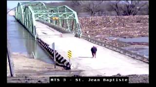 Flood fight timelapse from roadway to washed out [upl. by Acinat]