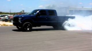 Ford 64 Powerstroke Burnout [upl. by Burd726]