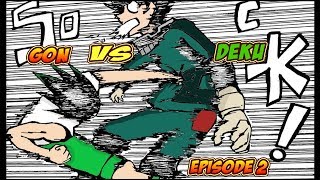 Midorya VS Gon PART 2 manga animated [upl. by Artenra623]