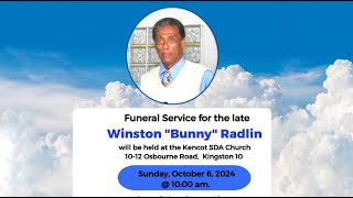 Thanksgiving Service for the life of Winston quotBunnyquot Radlin  Oct 6  10 AM [upl. by Celio]