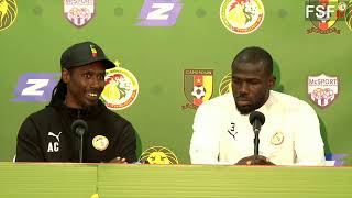 Amical Sénégal vs Cameroun  conférence de presse davant match [upl. by Adroj538]