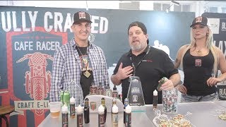 Vapevent Brooklyn 2018  An Overview of the Cafe Racer Juice Line [upl. by Beckerman]