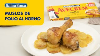 Muslos de pollo al horno ¡jugosos y sabrosos 🍗🍋  Recetas Gallina Blanca [upl. by Kaslik587]