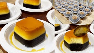 Modal hanya 3000an cup auto BANJIR PESANAN Caramel Cheese Brownies Mini kekinian super lembut [upl. by Marka]