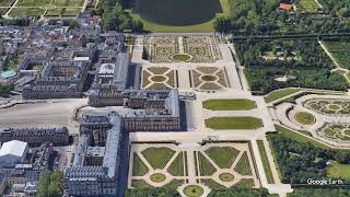 Versailles Palace of Versailles 3D NO SOUND Google Earth Studio [upl. by Jasisa]