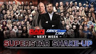 WWE DraftShake Up 2018  Predictions [upl. by Surtemed]