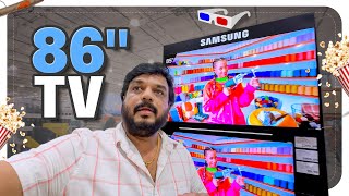 Planning to buy 86” TV 📺  VAAS Family  Telugu Vlogs [upl. by Eornom]