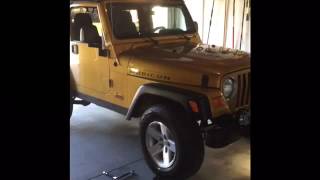 2003 Jeep Wrangler Bump Stop Replacement [upl. by Iva191]