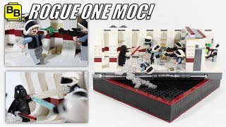 LEGO STAR WARS ROGUE ONE DARTH VADER ENDING DISPLAY MOC [upl. by Jessalin]