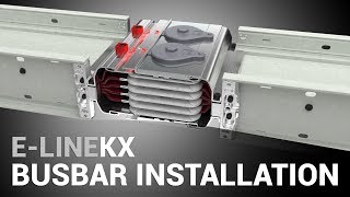 Busbar Trunking Installation  ELine KX  EAE Elektrik [upl. by Euqinahs486]