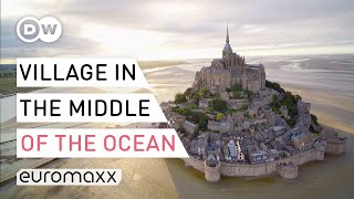 The Magical MontSaintMichel an Island once more at high tide [upl. by Riamo]