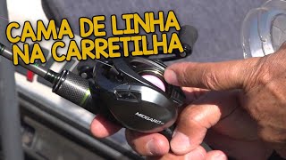 COMO COLOCAR CAMA DE LINHA NA CARRETILHA DIMINUA A CABELEIRA [upl. by Dettmer]