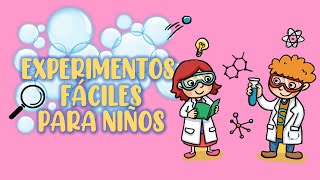 EXPERIMENTOS para NIÑOS PEQUEÑOS [upl. by Oibirot]