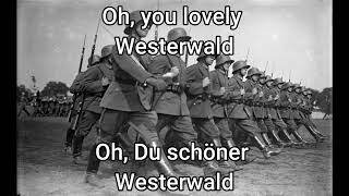 Westerwaldlied  German Marching Song [upl. by Aneala]