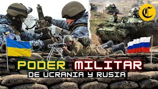 RUSIA vs UCRANIA El poder militar de cada país y el movimiento de sus tropas [upl. by Cirle457]