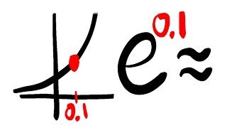 Use calculus to approximate e01 [upl. by Esydnac]